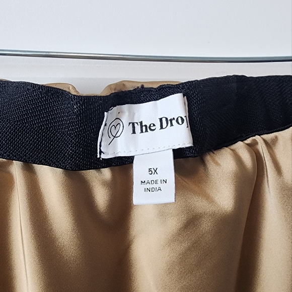 The Drop Women's Maya Silky Slip Skirt - Picture 3 of 4